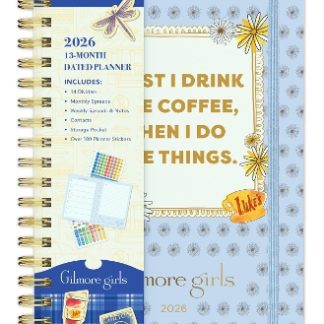 2026 GILMORE GIRLS 13-MONTH WEEKLY PLANNER SPIRAL