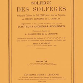 SOLFEGE DES SOLFEGES - VOLUME 7B (LEMOINE)